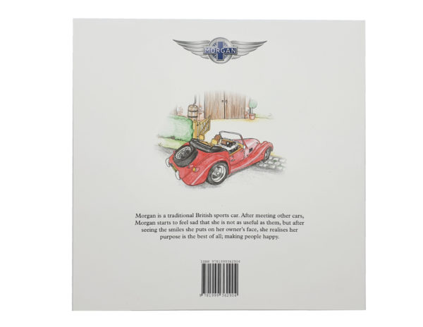 A Sports Car Called morgan - Childrens story back cover