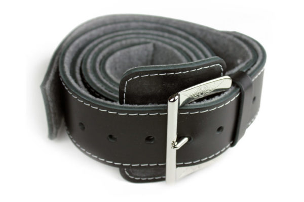 Bonnet Strap - Black Belt/Chrome Buckle