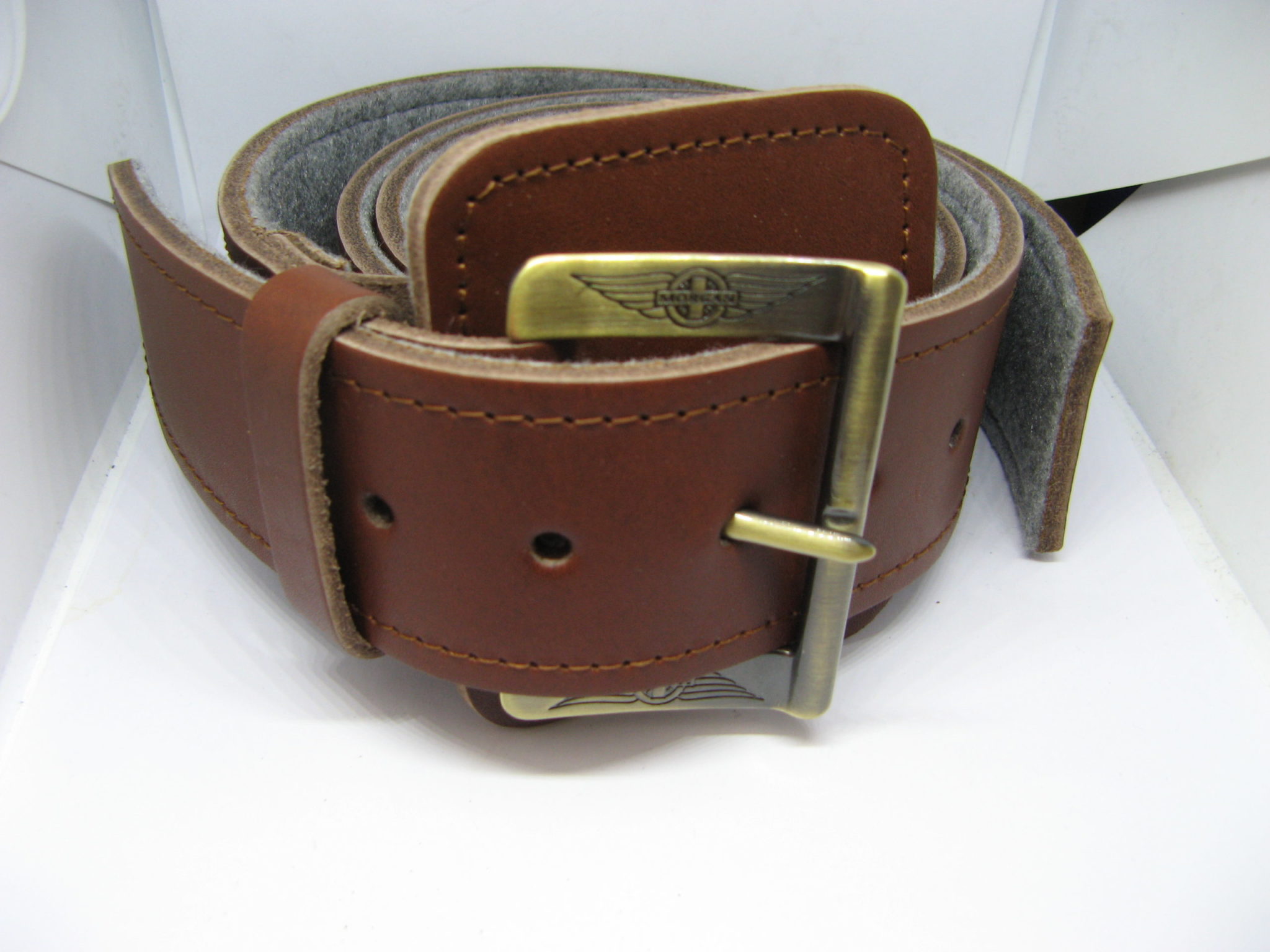 Strap Brown Belt/Brass Buckle Kent