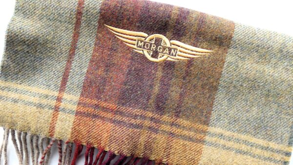 Morgan Check Scarf in Jura - Image 3