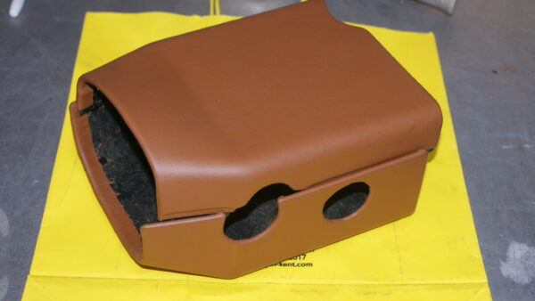 Steering column Cowl Tan leather covered - when its gone its gone