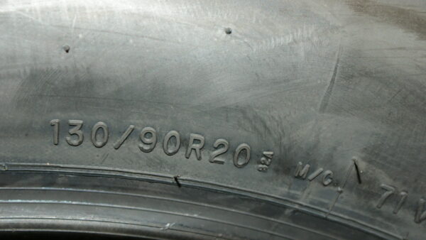 Y181005 Super 3 Avon 130/90R20 Speedmaster Front tyre. Collect ONLY - Image 3