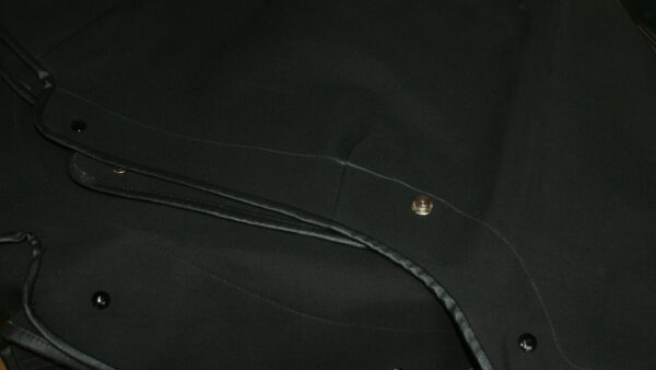 wgg0035 Black Mohair Tonneau late Trads with easy up hood. New old stock