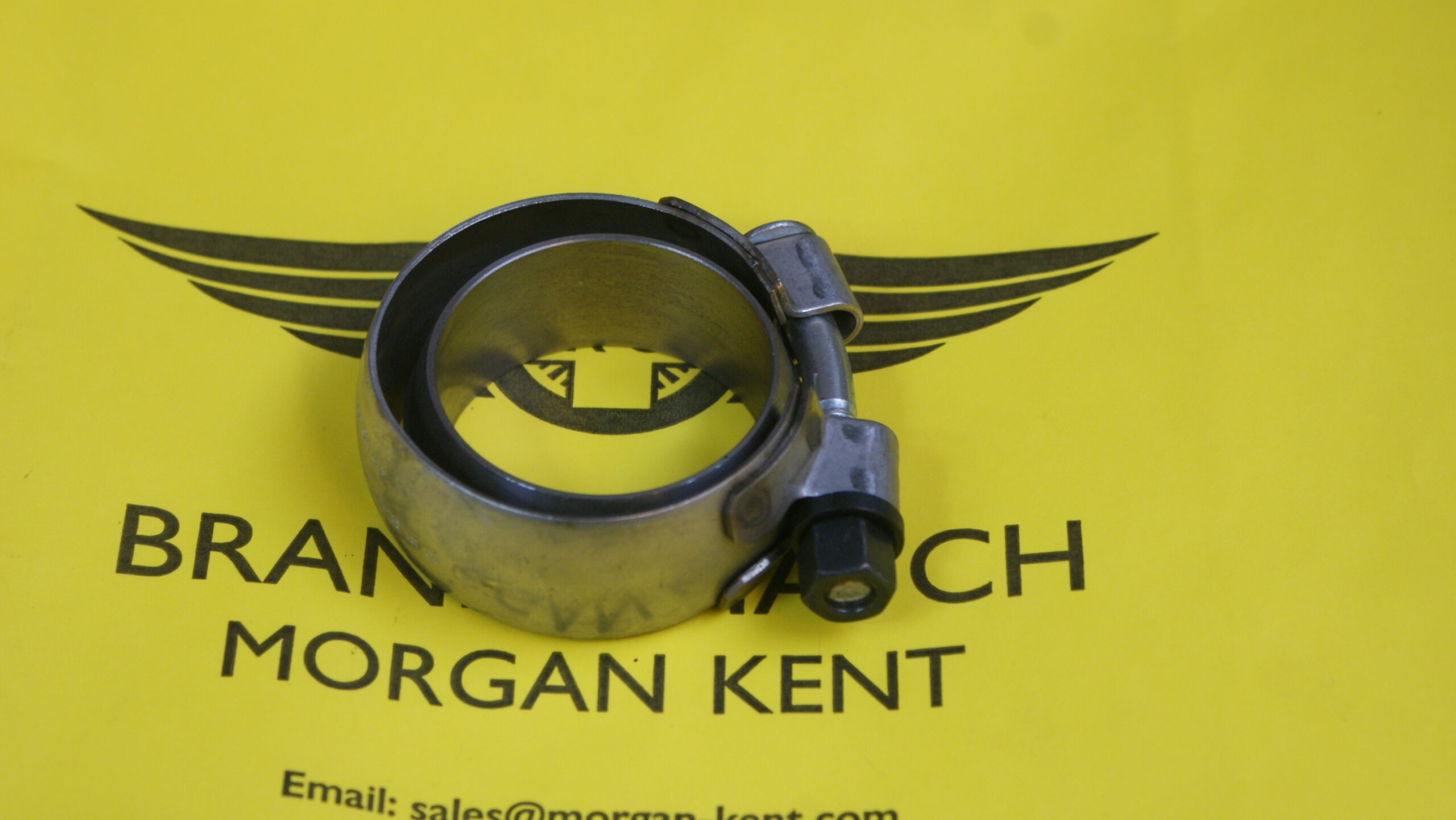 MXC0415 Aeroquip Exhaust clamp and olive 50mm. some 4/4 +4 and Roadster 2005 on